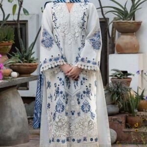 Motifz 2728 winter Dhanak embroidered 3PC suit